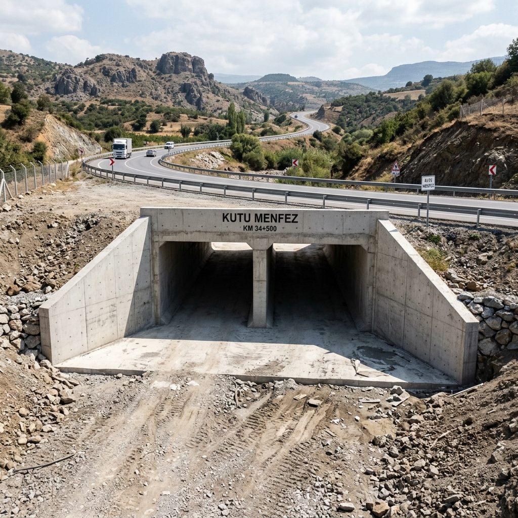 Kutu Menfez Altyapı İşi